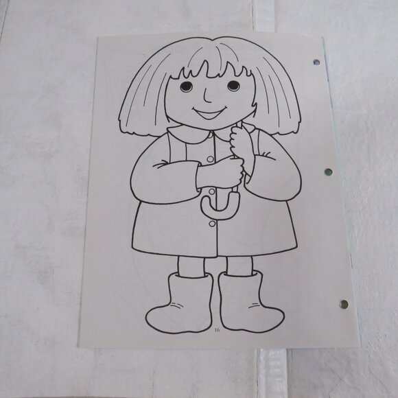 Rainy City Rainbow BIG BOOK (almost 2 feet tall) with teacher pages CLASSROOM - Picture 10 of 11